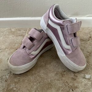 Vans Kids Sneakers in Pink and White